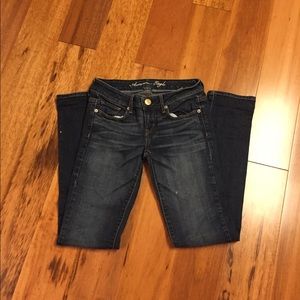 American Eagle) Dark skinny jeans